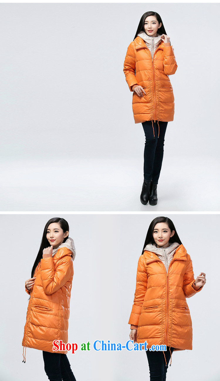 Water with thick mm larger women 2014 winter clothing Korean version on the thick jacket in women long S DO 14 4252 dark orange XXL pictures, price, brand platters! Elections are good character, the national distribution, so why buy now enjoy more preferential! Health