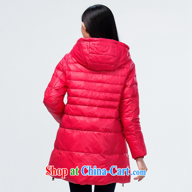 Water of 2014 autumn and winter, the female new Korean version, thick jacket, long, cultivating S DQ 14 4070 shang shi XXL, water itself (SHUIMIAO), online shopping