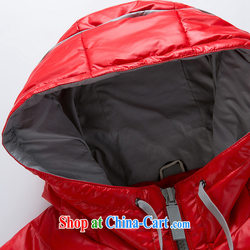 Water with larger female 200 Jack autumn and winter, Korean light-jacket, long, thick S DQ 14 4251 red XXL, water itself (SHUIMIAO), shopping on the Internet