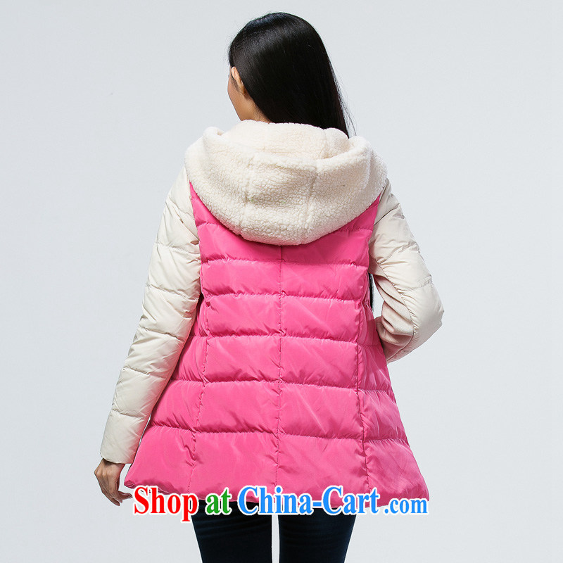 Water with larger women mm thick winter clothes 2014 new Korean version thick jacket, long S DQ 14 4154 air Yang toner XXL, water itself (SHUIMIAO), shopping on the Internet