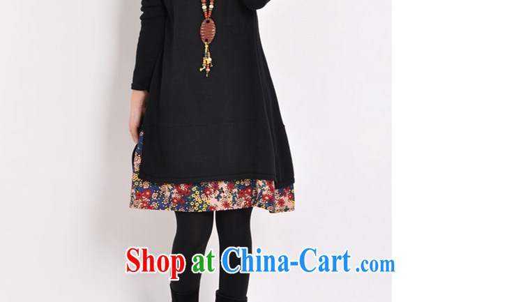 HIV/AIDS covered by autumn 2014 the new female Korean larger female floral stitching thick long-sleeved solid dresses DM 109 green XXL pictures, price, brand platters! Elections are good character, the national distribution, so why buy now enjoy more preferential! Health