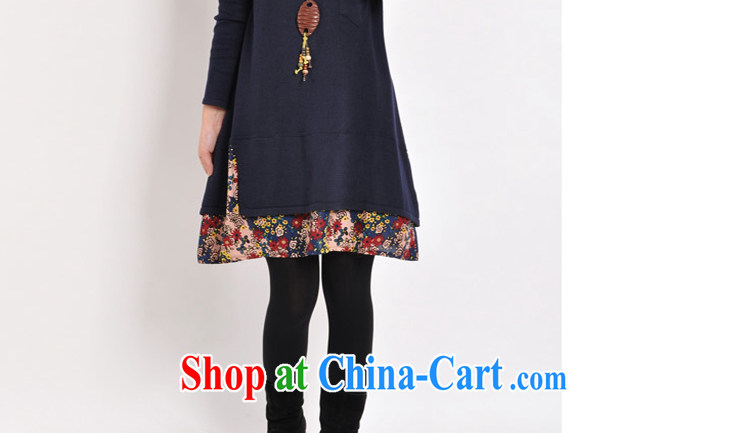 HIV/AIDS covered by autumn 2014 the new female Korean larger female floral stitching thick long-sleeved solid dresses DM 109 green XXL pictures, price, brand platters! Elections are good character, the national distribution, so why buy now enjoy more preferential! Health