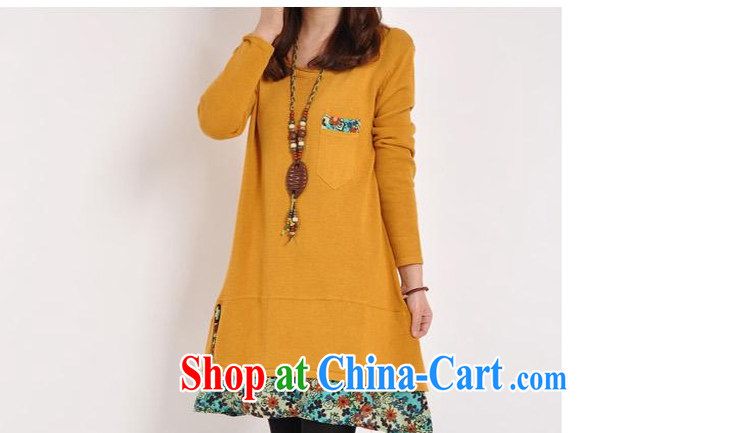 HIV/AIDS covered by autumn 2014 the new female Korean larger female floral stitching thick long-sleeved solid dresses DM 109 green XXL pictures, price, brand platters! Elections are good character, the national distribution, so why buy now enjoy more preferential! Health