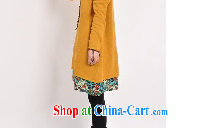 HIV/AIDS covered by autumn 2014 the new female Korean larger female floral stitching thick long-sleeved solid dresses DM 109 green XXL pictures, price, brand platters! Elections are good character, the national distribution, so why buy now enjoy more preferential! Health