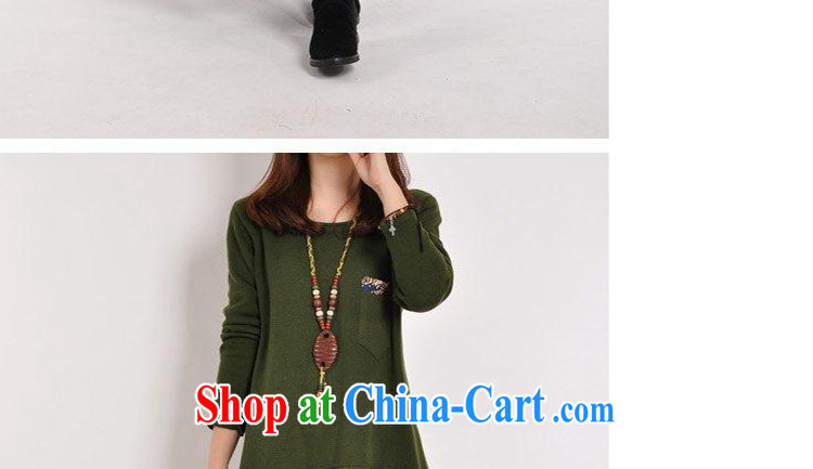 HIV/AIDS covered by autumn 2014 the new female Korean larger female floral stitching thick long-sleeved solid dresses DM 109 green XXL pictures, price, brand platters! Elections are good character, the national distribution, so why buy now enjoy more preferential! Health