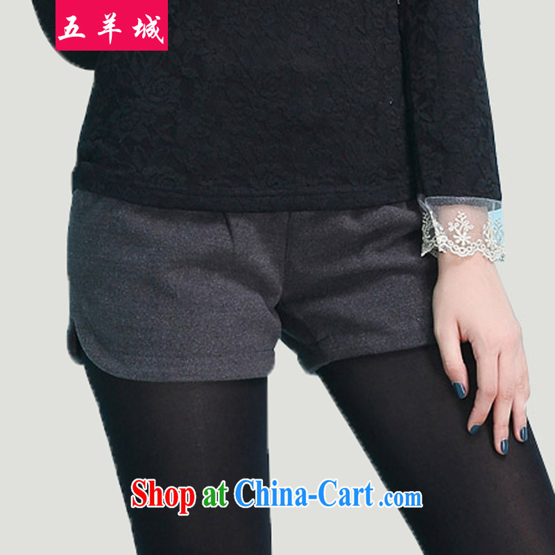 Five Rams City The Code women fall/winter with thick, graphics thin, Jack 200 mm thick relaxed casual dress graphics thin Korean version is gross shorts hot pants 021 black 209 XXXL/recommendations 150 jack, 5 rams City, shopping on the Internet