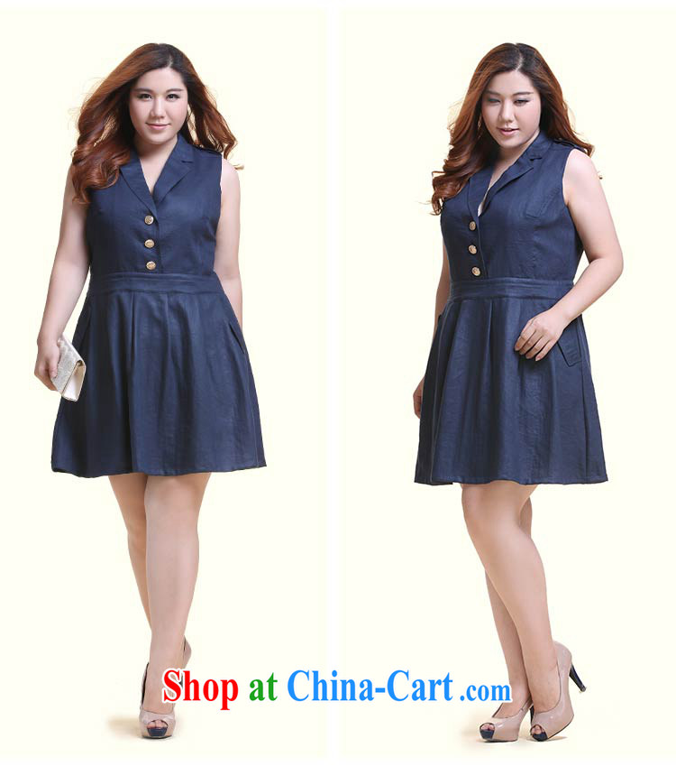 Slim Li Su-new, larger ladies sleeveless jacket lapel handsome A swing dresses Q 6218 card with 4 XL pictures, price, brand platters! Elections are good character, the national distribution, so why buy now enjoy more preferential! Health