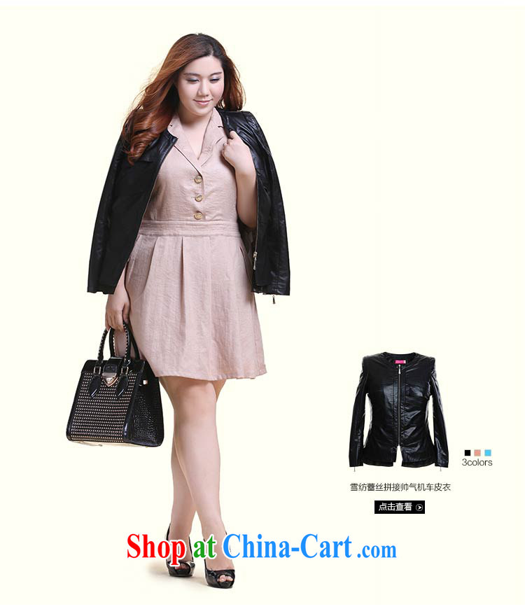 Slim Li Su-new, larger ladies sleeveless jacket lapel handsome A swing dresses Q 6218 card with 4 XL pictures, price, brand platters! Elections are good character, the national distribution, so why buy now enjoy more preferential! Health