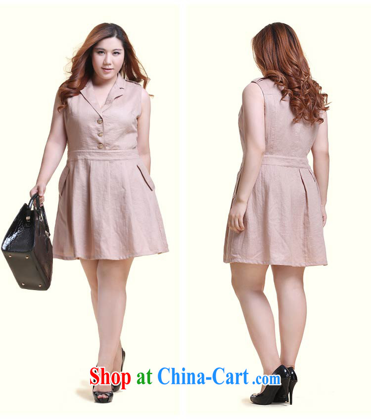 Slim Li Su-new, larger ladies sleeveless jacket lapel handsome A swing dresses Q 6218 card with 4 XL pictures, price, brand platters! Elections are good character, the national distribution, so why buy now enjoy more preferential! Health