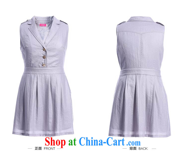 Slim Li Su-new, larger ladies sleeveless jacket lapel handsome A swing dresses Q 6218 card with 4 XL pictures, price, brand platters! Elections are good character, the national distribution, so why buy now enjoy more preferential! Health