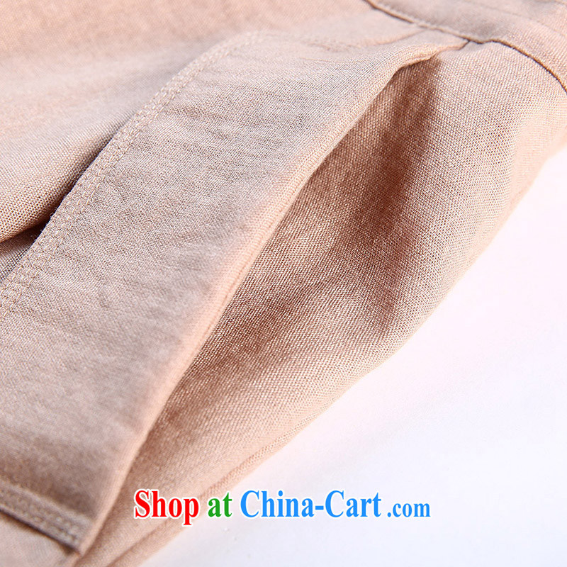 Slim Li Su-new, larger ladies sleeveless jacket lapel handsome A swing dresses Q 6218 card with 4 XL, slim Li-su, and shopping on the Internet