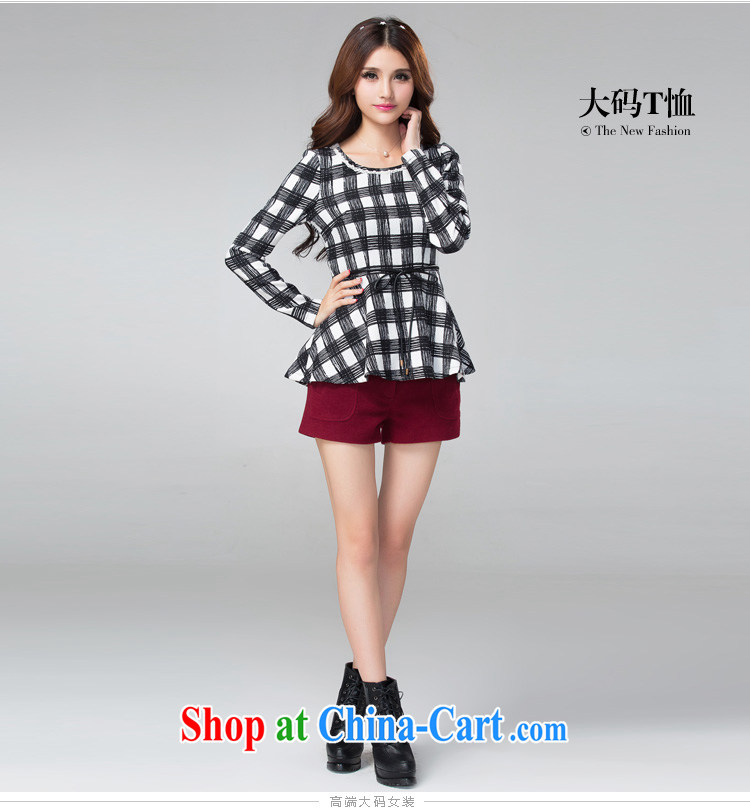 Cross-sectoral expertise provided MM autumn and winter, the larger female American classic checkered thick sister graphics thin long-sleeved shirt T number 2298 black 5 XL pictures, price, brand platters! Elections are good character, the national distribution, so why buy now enjoy more preferential! Health