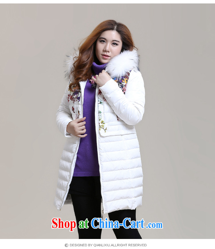 Slim LI Sau 2014 autumn and winter new larger female stylish stamp duty in cultivating long jacket coat Q 6110 pink 4 XL pictures, price, brand platters! Elections are good character, the national distribution, so why buy now enjoy more preferential! Health