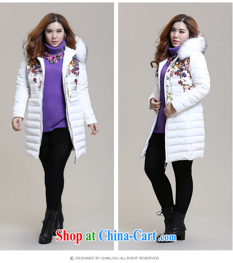 Slim LI Sau 2014 autumn and winter new larger female stylish stamp duty in cultivating long jacket coat Q 6110 pink 4 XL pictures, price, brand platters! Elections are good character, the national distribution, so why buy now enjoy more preferential! Health