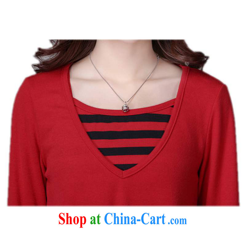 The delivery package as soon as possible by the fat increase, female dresses Korean lady two-piece striped vest skirt sweater, a video thin long-sleeved short skirt black XL approximately 125 - 140 jack, land is still the garment, shopping on the Internet