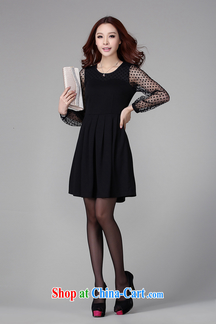 The delivery package as soon as possible e-mail is the XL female dresses Korean OL commuting professional wave-stitching long-sleeved knitted solid skirt Lady Black black 4 XL approximately 185 - 200 Jack pictures, price, brand platters! Elections are good character, the national distribution, so why buy now enjoy more preferential! Health