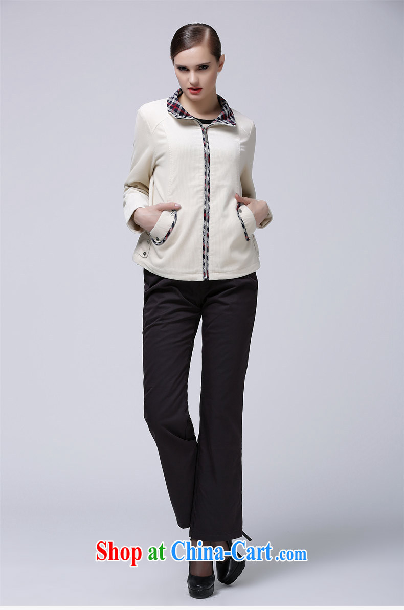 Milan in older women with autumn new jacket, corduroy collar, jacket mom with T-shirt WF 340,014 white XXXL pictures, price, brand platters! Elections are good character, the national distribution, so why buy now enjoy more preferential! Health