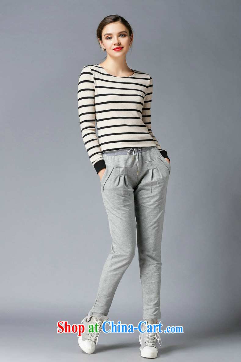 C . B .2,014 autumn and winter clothes new Korean Beauty loose video thin and thick and long-sleeved, long cotton lace thick solid shirt 3047 apricot XXXL pictures, price, brand platters! Elections are good character, the national distribution, so why buy now enjoy more preferential! Health