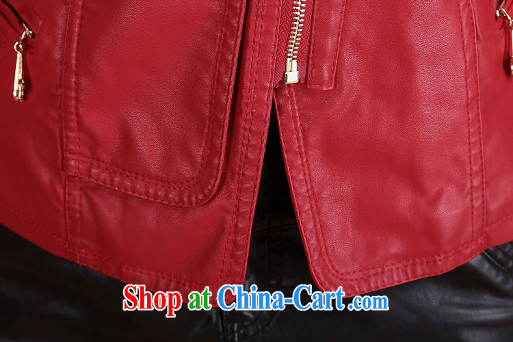 The line to take the ramp flap waist-high, quilted coat the commute the Code women leather jacket PU larger jacket 4693 - 8 deep red 5 XL pictures, price, brand platters! Elections are good character, the national distribution, so why buy now enjoy more preferential! Health