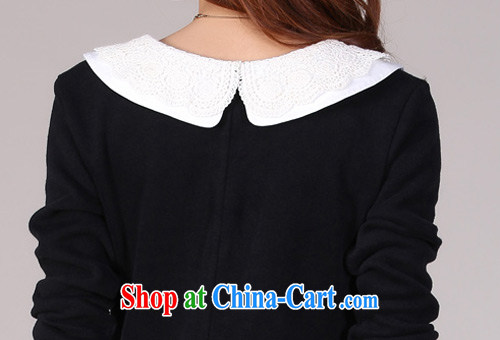 The delivery package as soon as possible by the fat increase, female dresses Korean OL career black short skirt hit color lapel long-sleeved beauty autumn skirt with thick black M 4 XL approximately 155 - 165 Jack pictures, price, brand platters! Elections are good character, the national distribution, so why buy now enjoy more preferential! Health