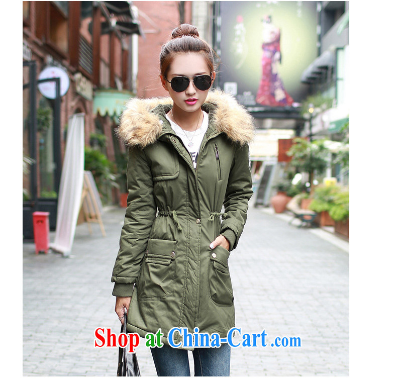 Covering the yarn students women quilted coat, long, thick cultivating larger winter jackets camouflage cotton suit Female Korean version the lint-free cloth winter cotton suit orange XXXL pictures, price, brand platters! Elections are good character, the national distribution, so why buy now enjoy more preferential! Health