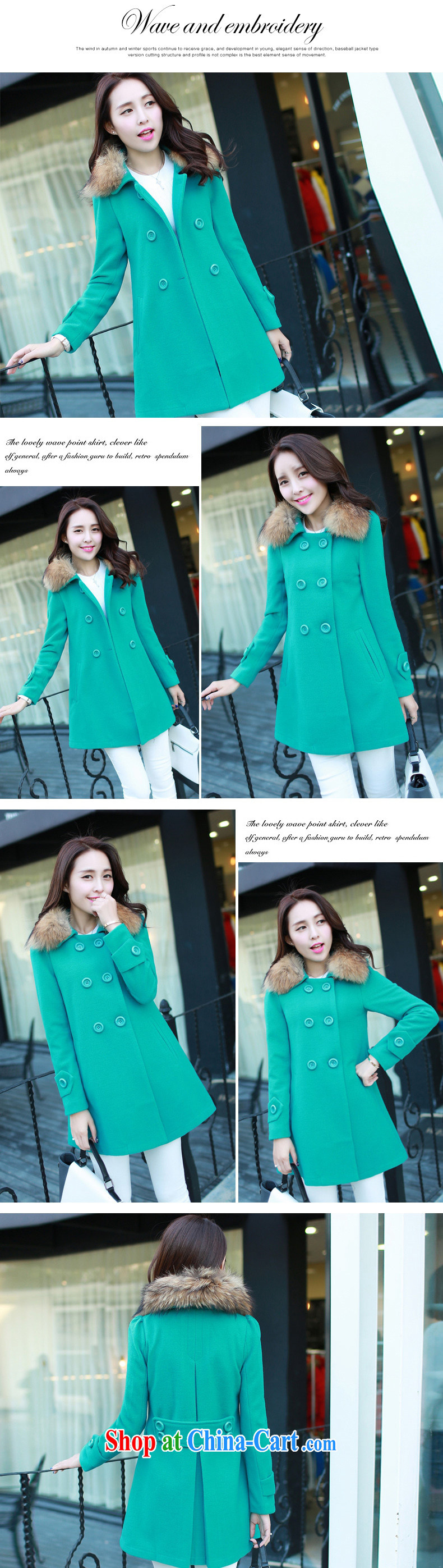 Elizabeth City Winter 2014 the Korean version of the greater number, Long pure colors that jacket women 8016 抺 green tea M pictures, price, brand platters! Elections are good character, the national distribution, so why buy now enjoy more preferential! Health