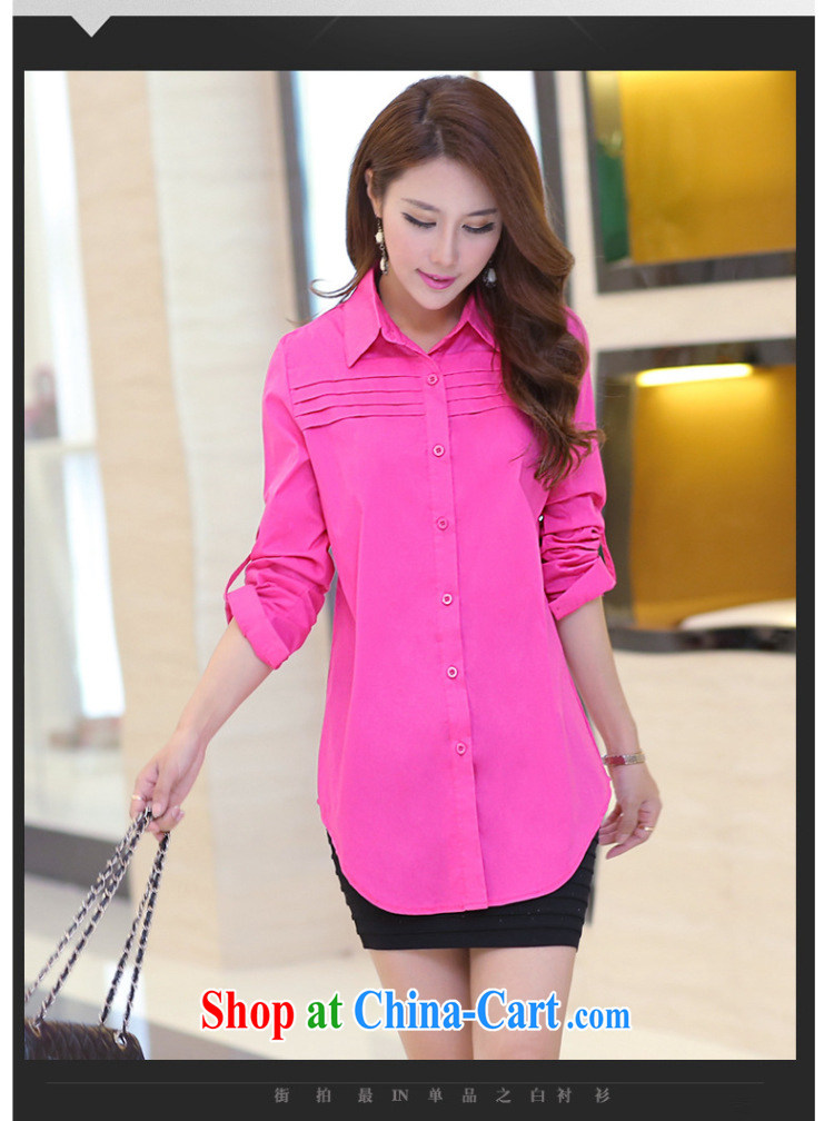 Morning would be 2015 spring new Korea and indeed XL women mm thick, long, very casual long sleeved shirt King, female shirt dark blue 5 XL recommendations 180 - 200 Jack pictures, price, brand platters! Elections are good character, the national distribution, so why buy now enjoy more preferential! Health