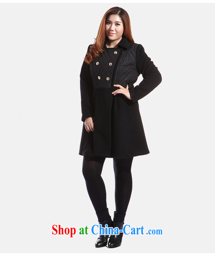 Slim Li-su 2014 autumn and winter new, large, modern female British wind A-wool coat? Q jacket 6123 black XL pictures, price, brand platters! Elections are good character, the national distribution, so why buy now enjoy more preferential! Health