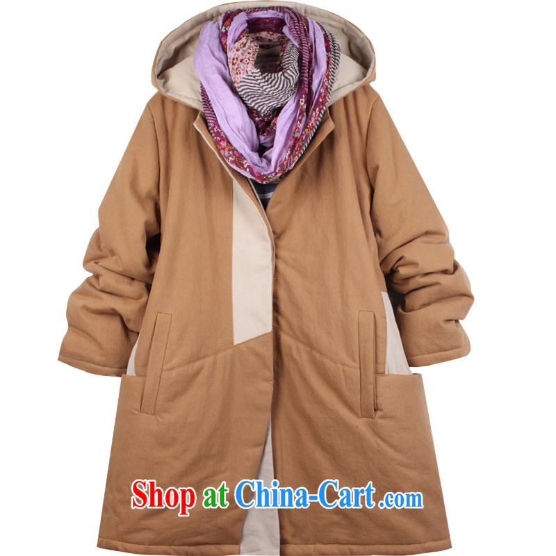 The line to take the spell Color cotton large code quilted coat the commute the code female thick warm larger jacket 3BC - 1 card its XL, sea routes, and shopping on the Internet