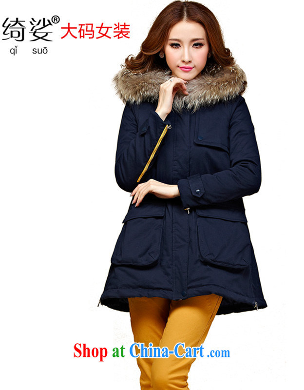 cheer for winter new products, women with thick mm Europe video thin XL parka brigades
