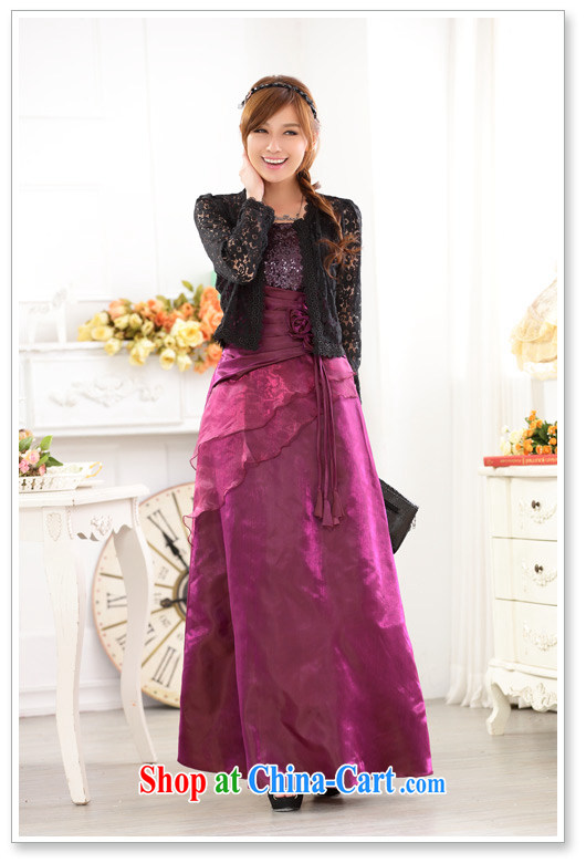 Constitution, indeed, female 2015 mm thick high in Europe and your shoulders beauty evening dress on-chip performance increase, the strap gown dresses purple XL 3 160 - 180 Jack pictures, price, brand platters! Elections are good character, the national distribution, so why buy now enjoy more preferential! Health