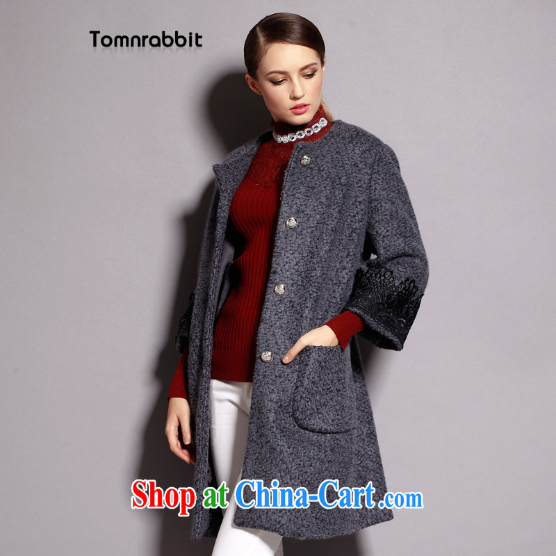 Tomnrabbit larger women so gross coat 2014 winter clothing new products focusing on Europe and 7 mm of the cuff long sheep? The jacket large gray code XXXXL, Tomnrabbit, shopping on the Internet