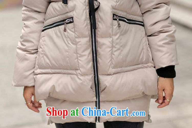 Pixel-set 2014 winter stylish Korean version 200 mm jack quilted coat jacket thick mm cotton suit larger warm winter clothing, long parka brigades