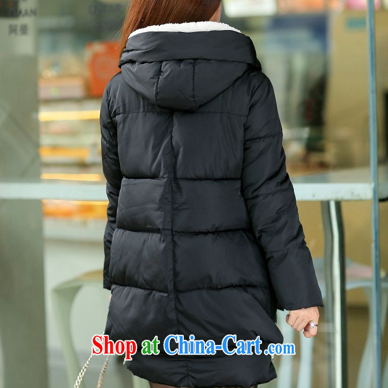 Pixel write set 2014 winter stylish Korean version 200 mm jack quilted coat jacket thick mm cotton suit larger warm winter clothing, long parka brigades