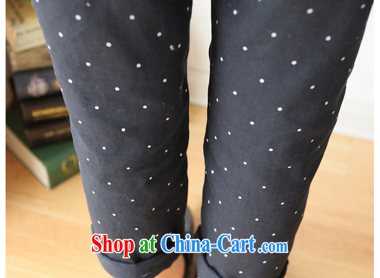 Increase the thick mm spring loaded new 2015 maximum code female casual pants thick sister Harlan pants Korean trousers dark blue L pictures, price, brand platters! Elections are good character, the national distribution, so why buy now enjoy more preferential! Health