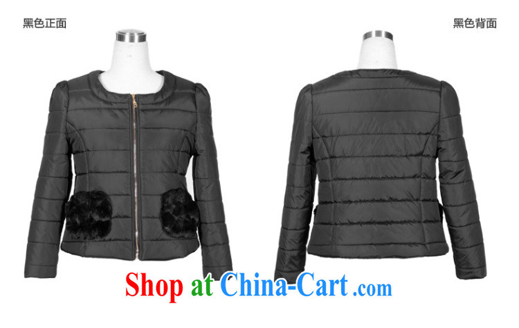 Colorful, larger female 2014 autumn and winter with new mm thick Korean cotton suit Female short quilted coat jacket H 1016 black 5 XL pictures, price, brand platters! Elections are good character, the national distribution, so why buy now enjoy more preferential! Health