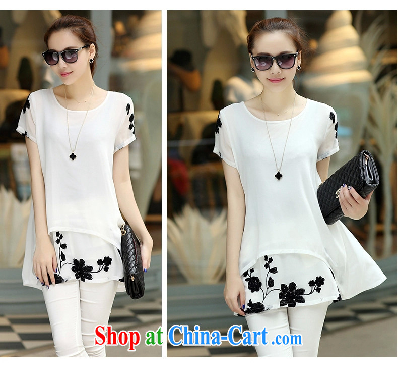 Lord show 2015 summer new Korean version of the greater, women with short-sleeved snow woven shirts loose video thin thick MM dress 6047 black XL pictures, price, brand platters! Elections are good character, the national distribution, so why buy now enjoy more preferential! Health