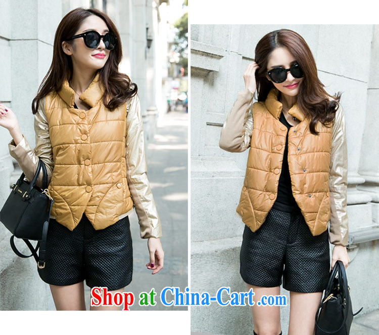 The honey beauty new Korean version the Code women thin and light cultivating graphics thin stylish short stitching jacket cotton suit women 9223 black XXXXL pictures, price, brand platters! Elections are good character, the national distribution, so why buy now enjoy more preferential! Health
