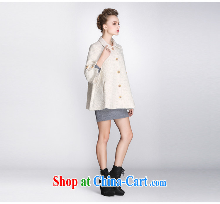 The Mak larger women 2014 winter clothing new thick mm stylish horn cuff loose hair is 944047290 jacket White (pre-sale 11.28 6 XL pictures, price, brand platters! Elections are good character, the national distribution, so why buy now enjoy more preferential! Health
