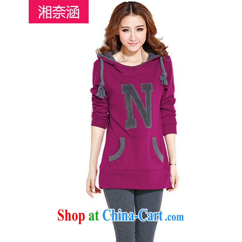 Sir Gordon Wu Ying-sheung, covering the ventricular hypertrophy, female thick sweater Fall Winter the lint-free cloth, long, who Ms. jacket of red XXXXL