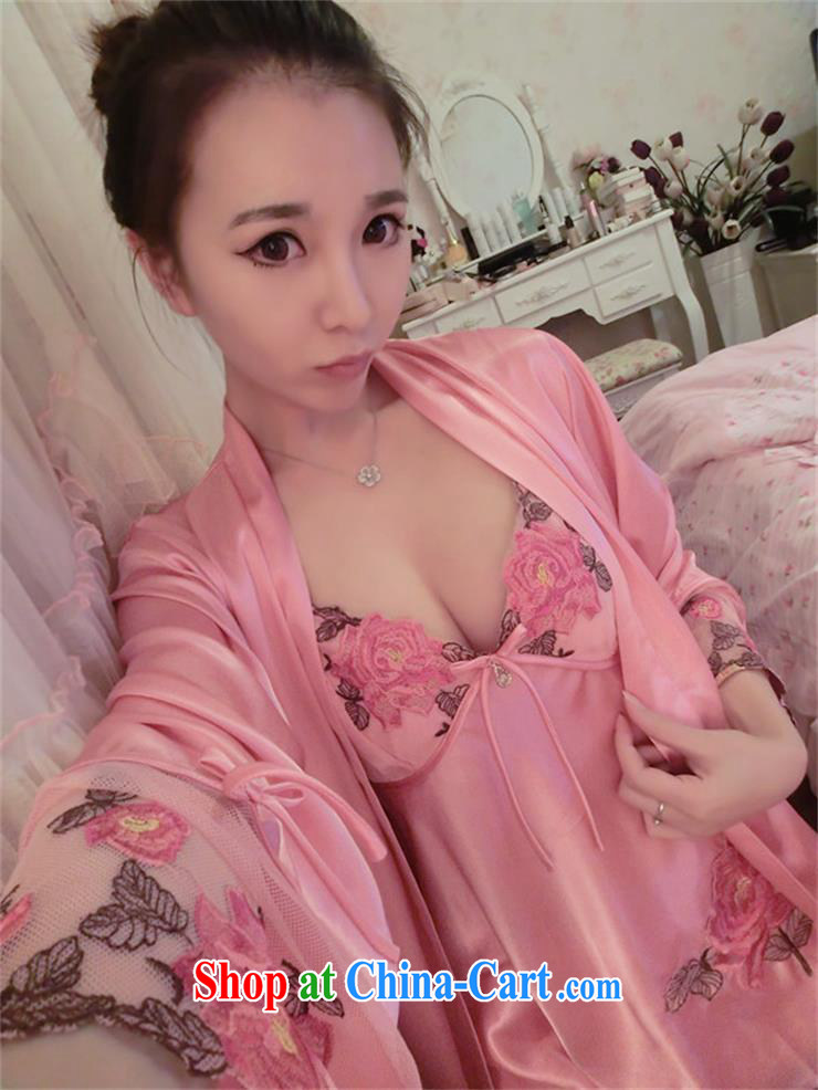 The ethnic cleansing 2014 autumn and winter clothing new embroidered emulation silk pajamas, 3 piece silk romantic sexy straps robes home service kit 8873 pink pictures, price, brand platters! Elections are good character, the national distribution, so why buy now enjoy more preferential! Health