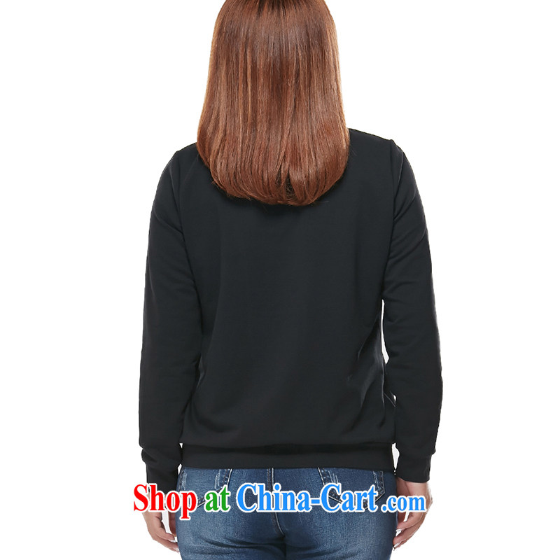 MSSHE XL girls and stylish lounge with solid color solid T shirt T-shirt beauty clearance 2153 black 6 XL, Susan Carroll, Ms Elsie Leung Chow (MSSHE), shopping on the Internet