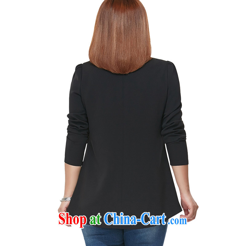 MSSHE XL female spring leisure streaks tile collision T color T-shirt T-shirt beauty clearance 2216 black-and-white, 6 XL, Susan Carroll, Ms Elsie Leung Chow (MSSHE), shopping on the Internet
