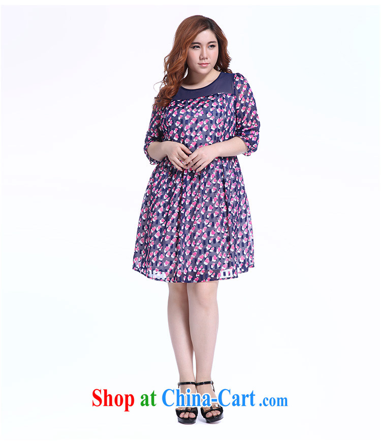 Slim Li-su summer 2014 new, larger women mm thick heart-shaped stamp Beauty Series spelling skirts Q 5715 m White 4XL pictures, price, brand platters! Elections are good character, the national distribution, so why buy now enjoy more preferential! Health