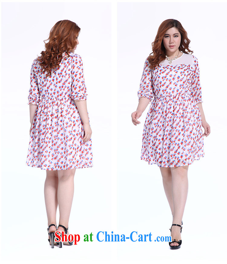 Slim Li-su summer 2014 new, larger women mm thick heart-shaped stamp Beauty Series spelling skirts Q 5715 m White 4XL pictures, price, brand platters! Elections are good character, the national distribution, so why buy now enjoy more preferential! Health