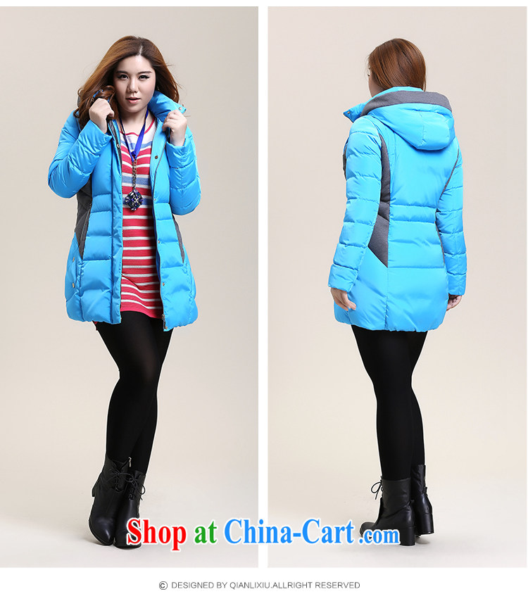 Slim Li-su 2014 autumn and winter new large, stylish girl with thick warm graphics thin, long jacket coat (removable cap head) Q 6006 black 3 XL pictures, price, brand platters! Elections are good character, the national distribution, so why buy now enjoy more preferential! Health
