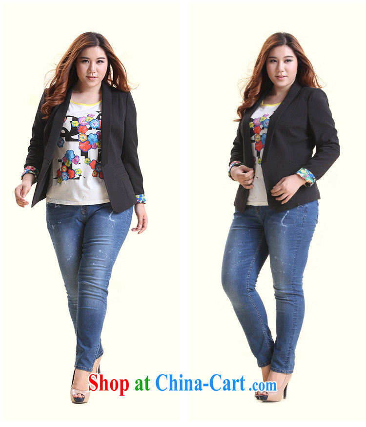 Slim LI Sau 2014 autumn and winter new, larger female Deep V-stamp fold decorated cuff pocket suit small jacket Q 6156 black L pictures, price, brand platters! Elections are good character, the national distribution, so why buy now enjoy more preferential! Health