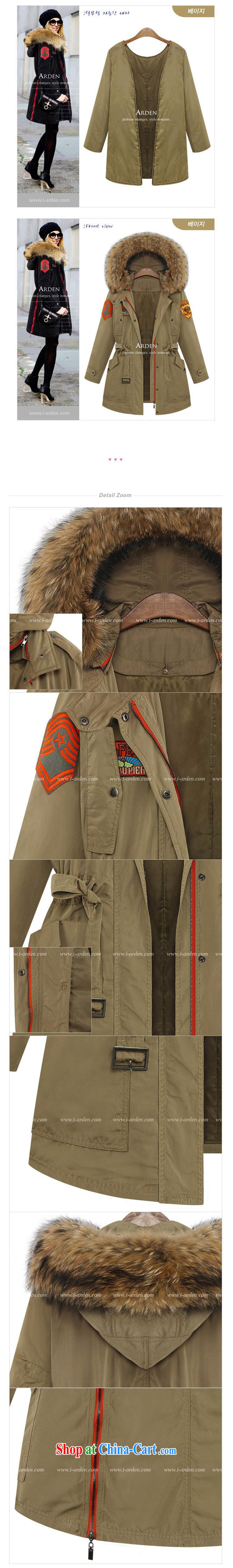 Special Offers clearance does not and should not replace winter clothing new thick mm and indeed increase in long-Nagymaros collar thick cap parka brigades