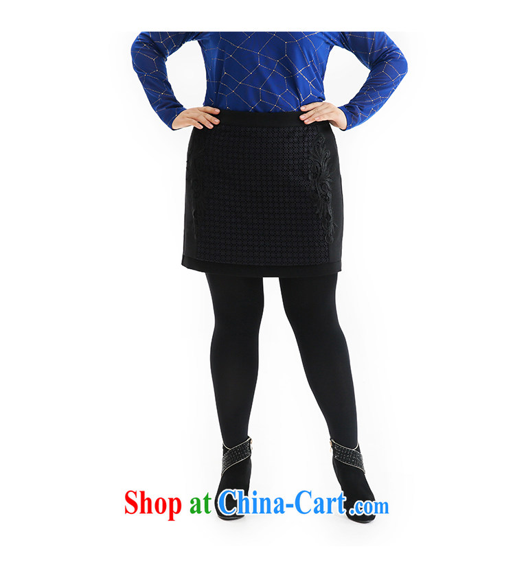 Slim LI Sau 2014 autumn new large, stylish female Openwork lace lace beauty graphics thin package and body skirts Q 6388 black 5 XL pictures, price, brand platters! Elections are good character, the national distribution, so why buy now enjoy more preferential! Health