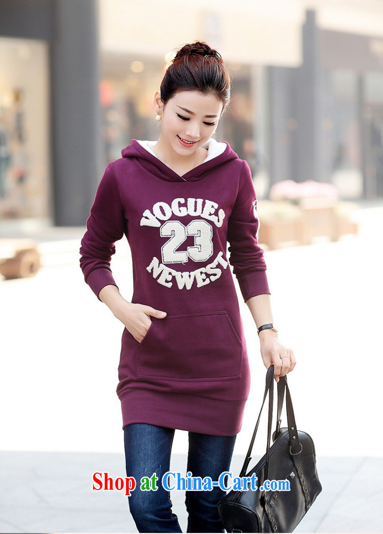 Yoon Elizabeth Odio Benito 2015 spring new Korean XL female, long, cultivating graphics thin and lint-free cloth cap thick MM package and sweater dark purple M recommended 85 - 105 Jack left and right pictures, price, brand platters! Elections are good character, the national distribution, so why buy now enjoy more preferential! Health